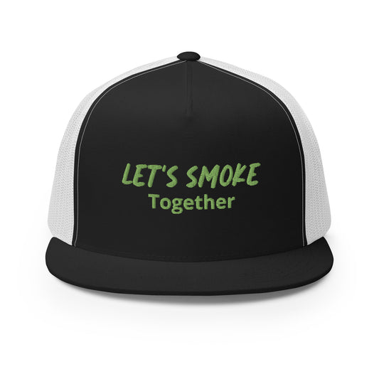 Let's Smoke Trucker Cap